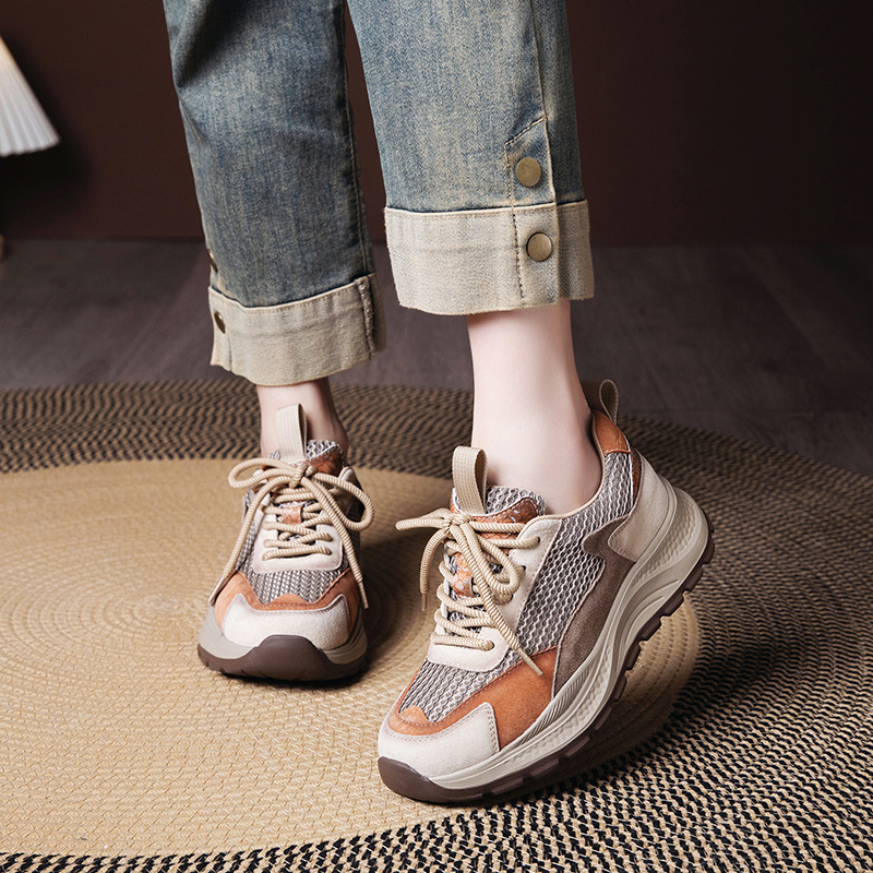 Womens Retro Casual Soft-soled Sneakers foto 5