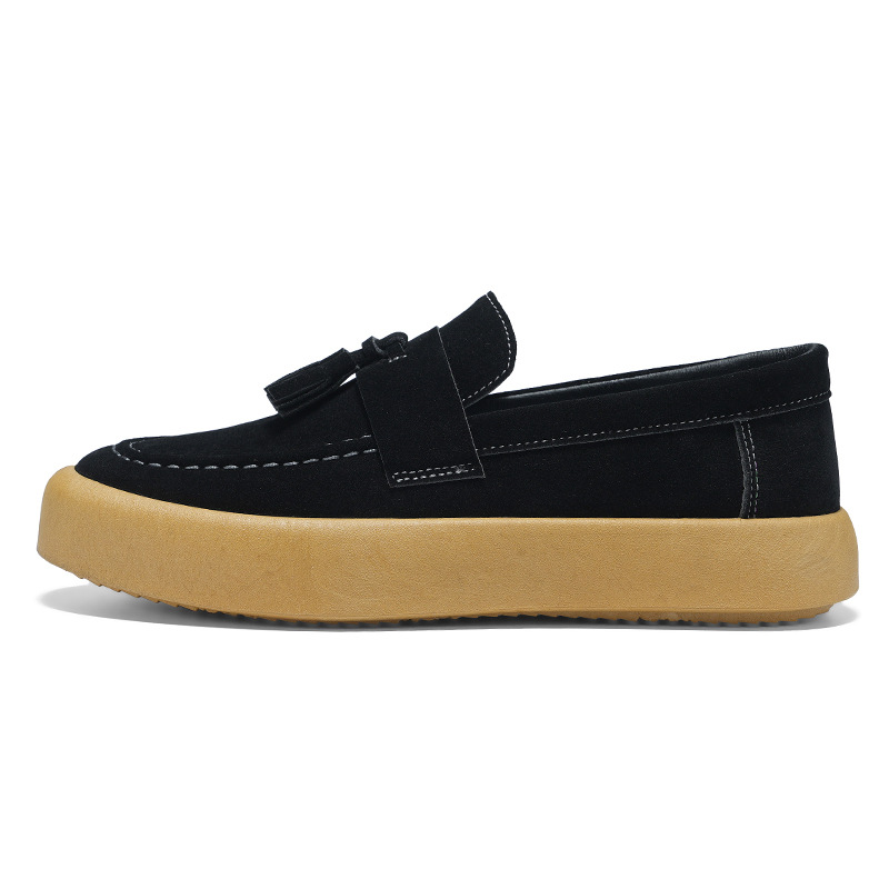 Mens Derby Shoes In British Style Casual Loafers foto 2