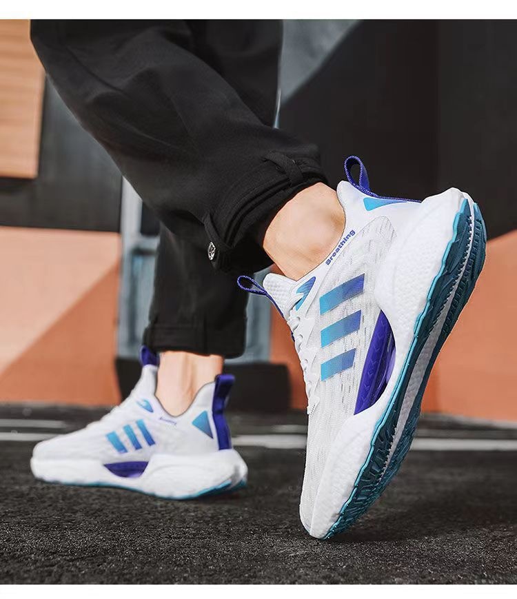 Men's Breathable Casual Shoes Shock Absorption Soft Sole Sneakers foto 5