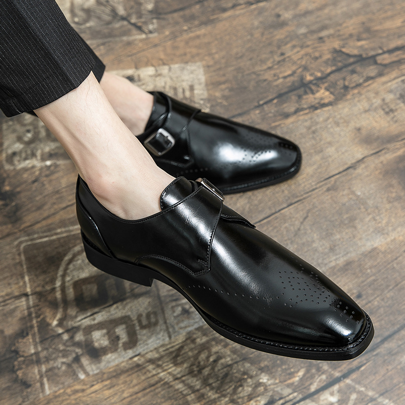 Plus Size Autumn Leisure Men's Breathable Leather Shoes foto 5