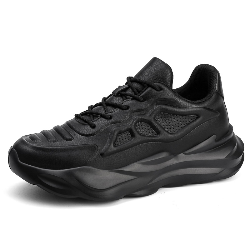 Summer New Invisible Height-increasing Shoes Men's 8CM Breathable Clunky Sneakers foto 3