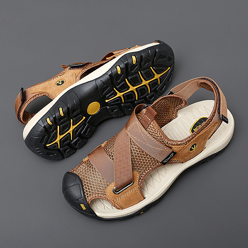 Mens Slip-on Large-size Sandals foto 3