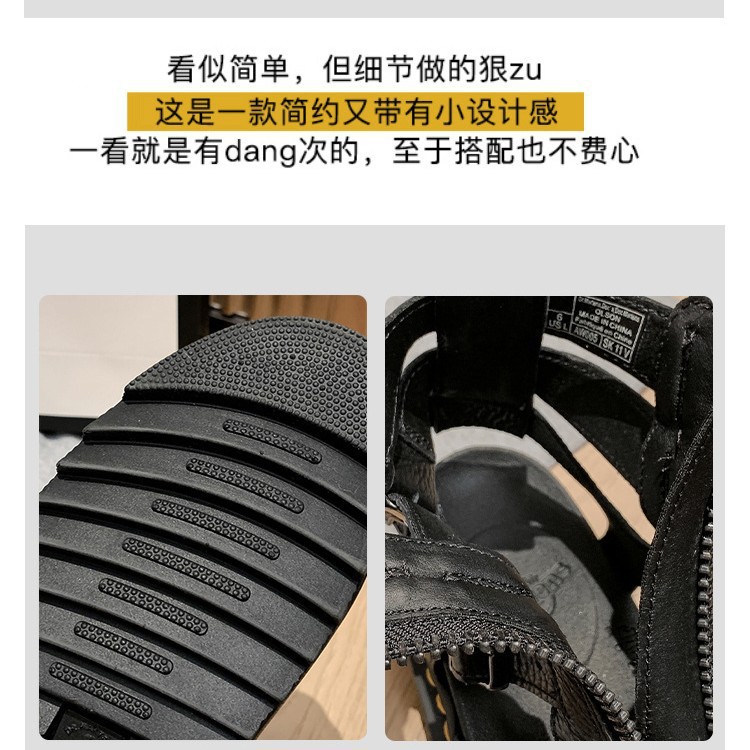 Womens Chunky-Soled Elevator Dr Sandals foto 4