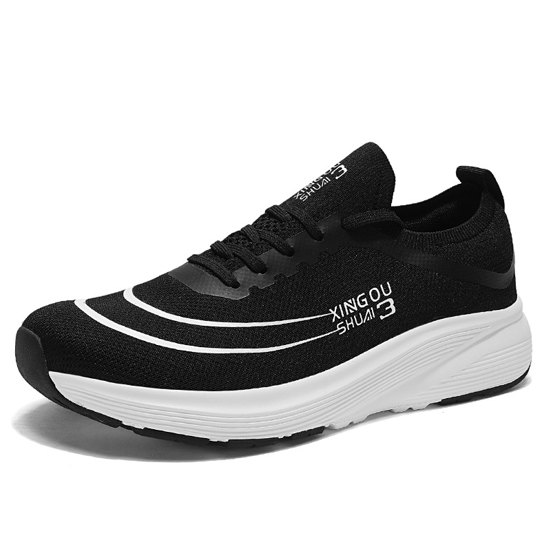 Wide Sole Flyknit Mesh Shoes Sports foto 3