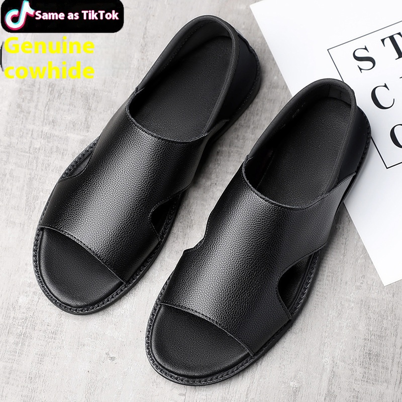 Men's Sandals Summer Men's Casual Soft Bottom Non-slip Wear-resistant And Deodorant Beach foto 4