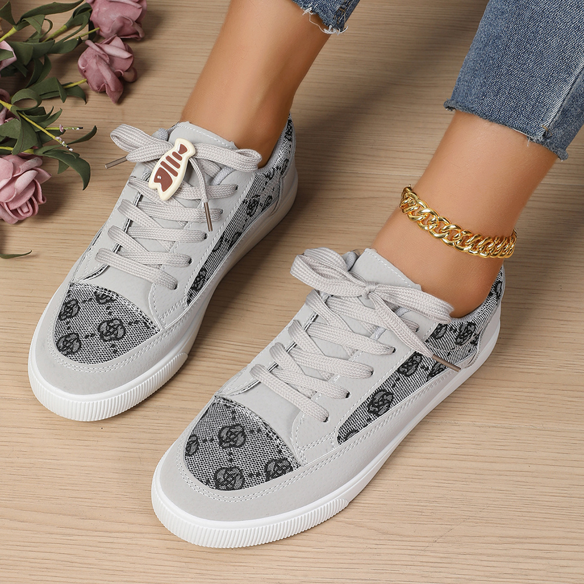Fashion Women's Breathable Casual Sneaker foto 4