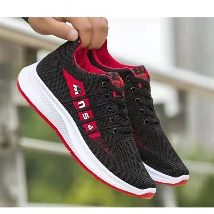 Black Men's Shoes Soft Sole Sneakers Shoes For Four Seasons foto 3