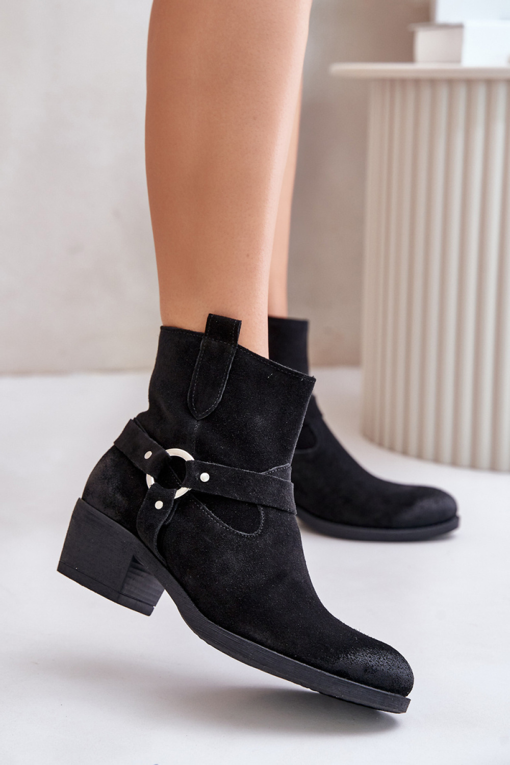 Laarsjes met hoge hak Step in style