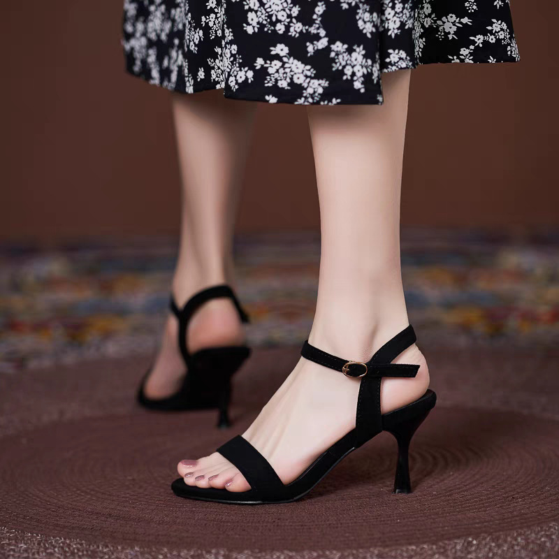 Women's One-strap Sandals Summer Stiletto High foto 5