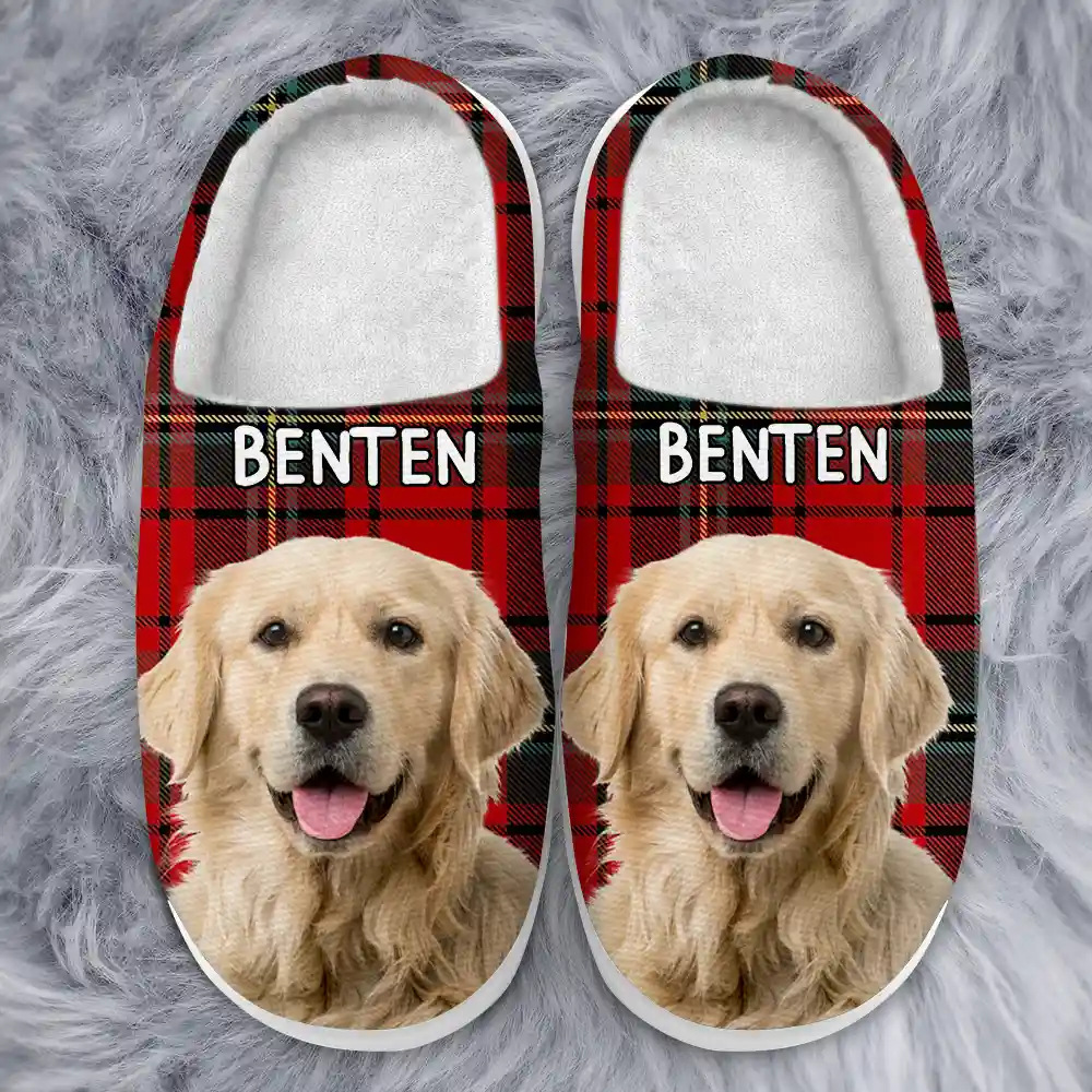 Personalized Patterned Cotton Slippers foto 4