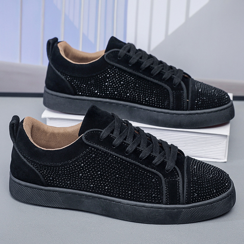 Men's Hot Drilling Casual Fashion Trends Sports Hong Kong Style Youth Shoes foto 2