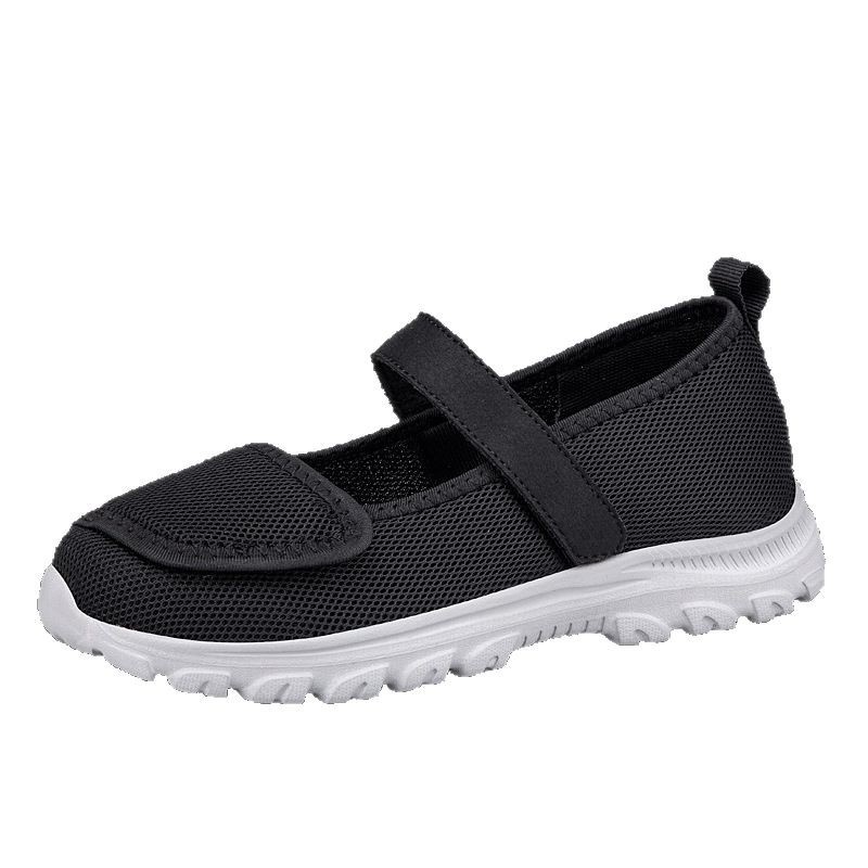 Widen-toe Granny Shoes With Mesh For Summer foto 3