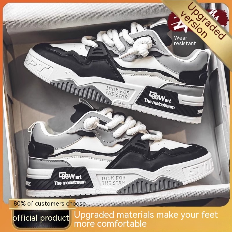 All-matching Breathable Increased Casual Flat Shoes foto 2