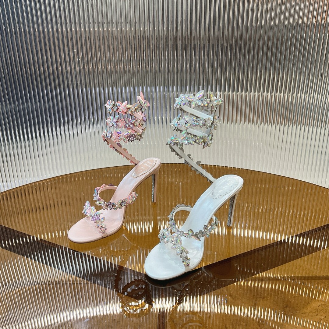 Amoi Crystal Elegant Fashion Outerwear High Heels foto 4