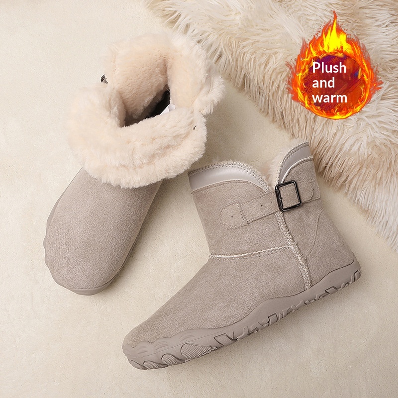 Leather Anti-Slip Five-Finger Shoes For Couples Wear-Resistant foto 2