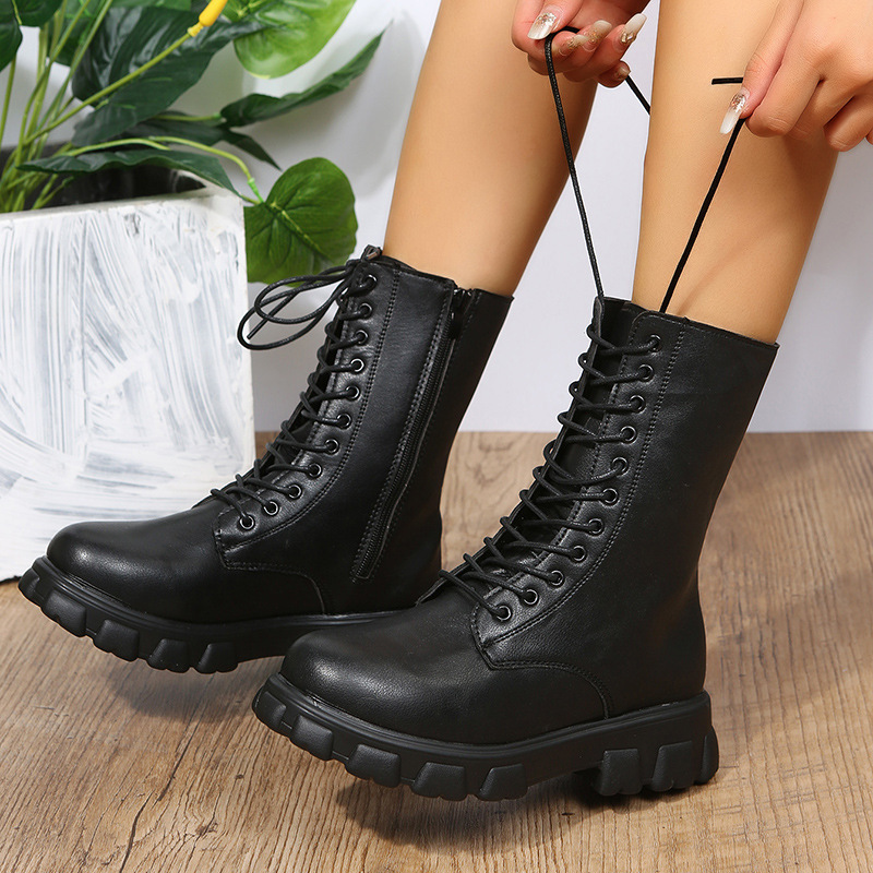 Round-toe White Cross-border Bootsankle Boots foto 5