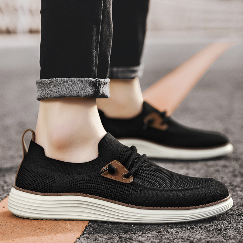 Plus Size Breathable Fly Woven Mesh Men's Shoes foto 5