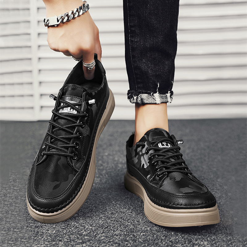 Slip-on Flats Shoes Men Sneakers Daily Leisure Sports Work Casual Shoes foto 3