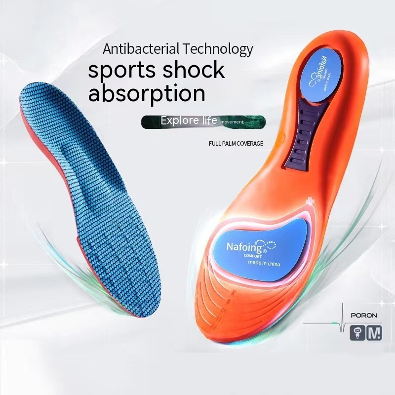 Men's Thickened Shock-absorbing Sports Insole foto 2