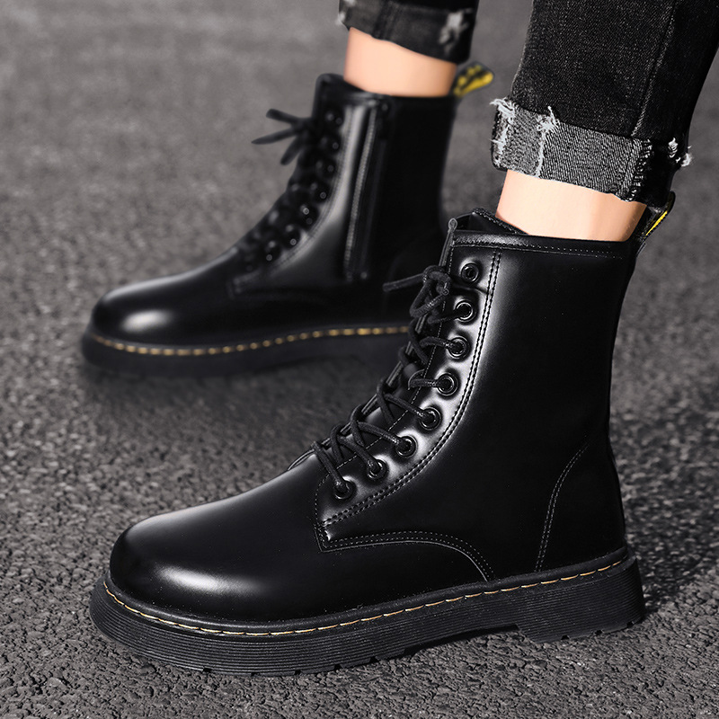 Martin Boots With Zipper Men's British Style foto 2