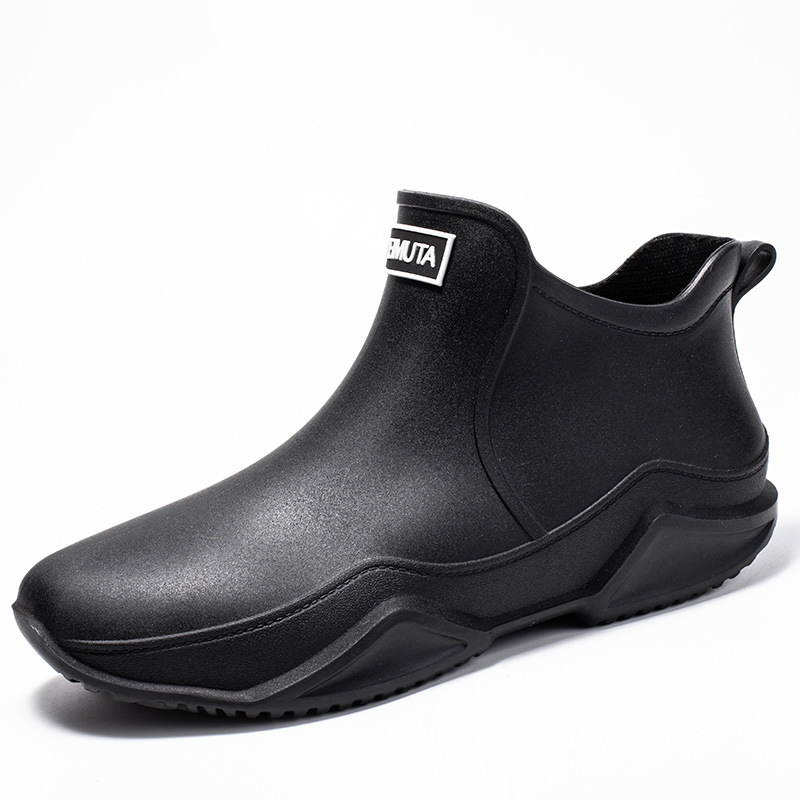 Rubber Shoes Outdoor Waterproof Lightweight Low Top Ganji Camping Men's Rain Boots foto 2
