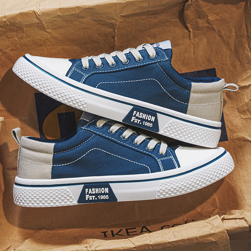 Versatile Men's Soft-soled Casual Sports Canvas Shoes foto 4