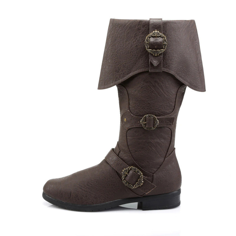 Medieval Renaissance Cosplay Leather Boots foto 2