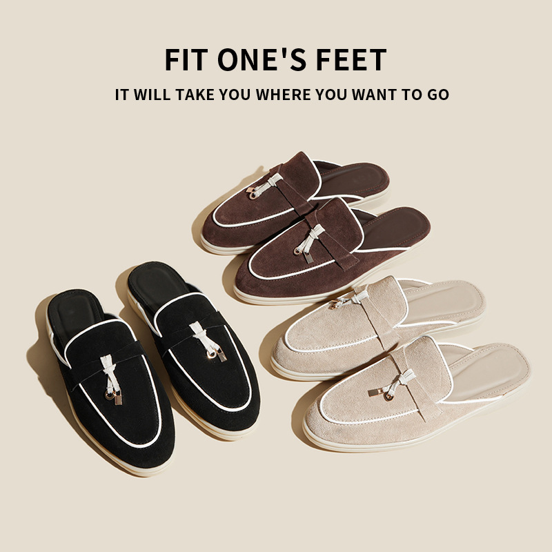 Tassel-button Versatile Soft Shoes For Women foto 4