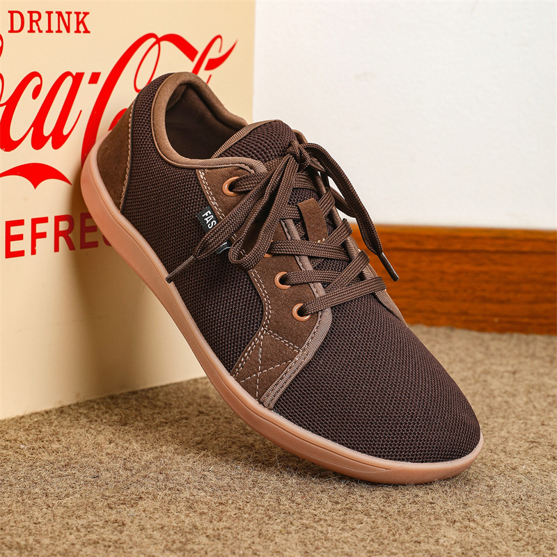 Men's Low-top Lace-up Mesh Breathable Casual foto 3