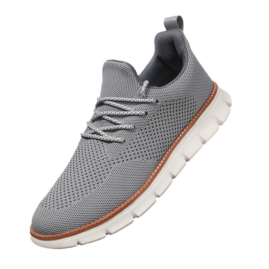 Men's Fashionable Flying Woven Surface Breathable Sneaker foto 5