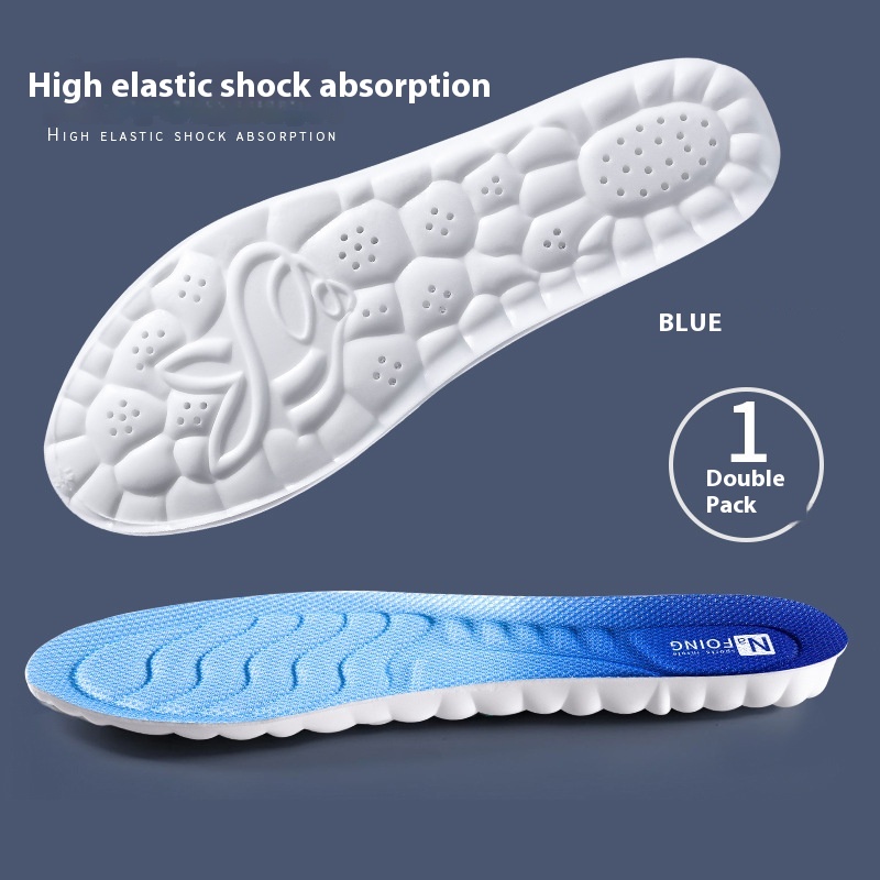 Super Soft Long Standing Arch Support Thickened Shock Absorption Sports Men And Women Running Military Training PU Insole foto 2