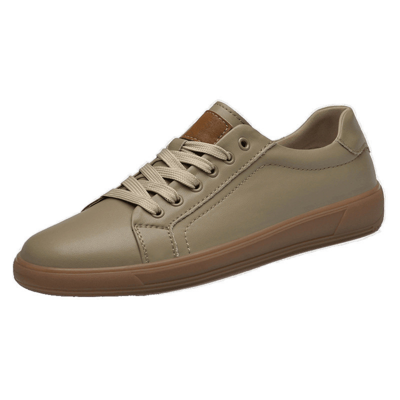 Spring Fashion Lace-up Leather Low-top Casual Shoes