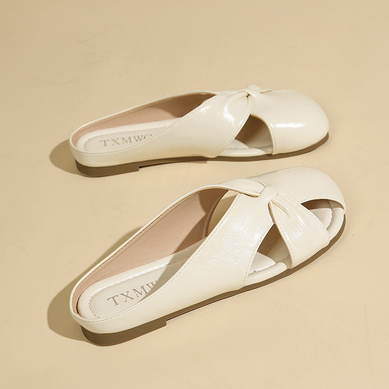 Women's Hollow-out Boken Half Slippers foto 5