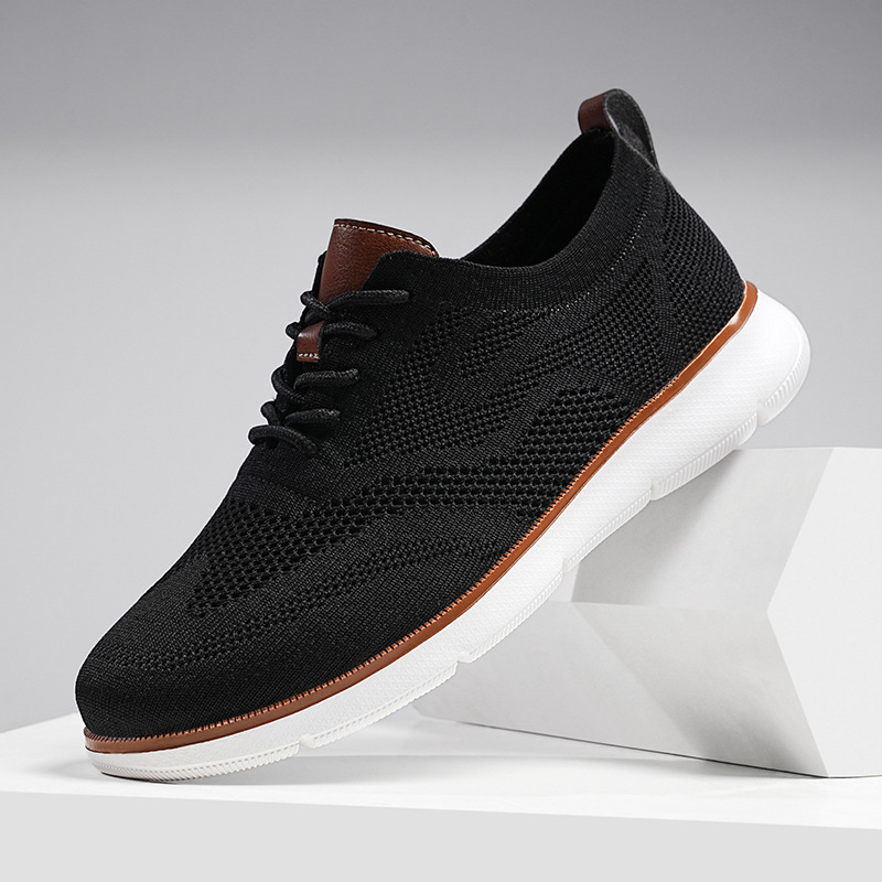 Men's Casual Breathable Fly-knit Sneakers foto 2