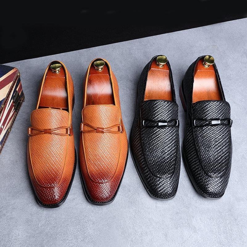 Big Yards Business Leisure Men Leather Shoes foto 4