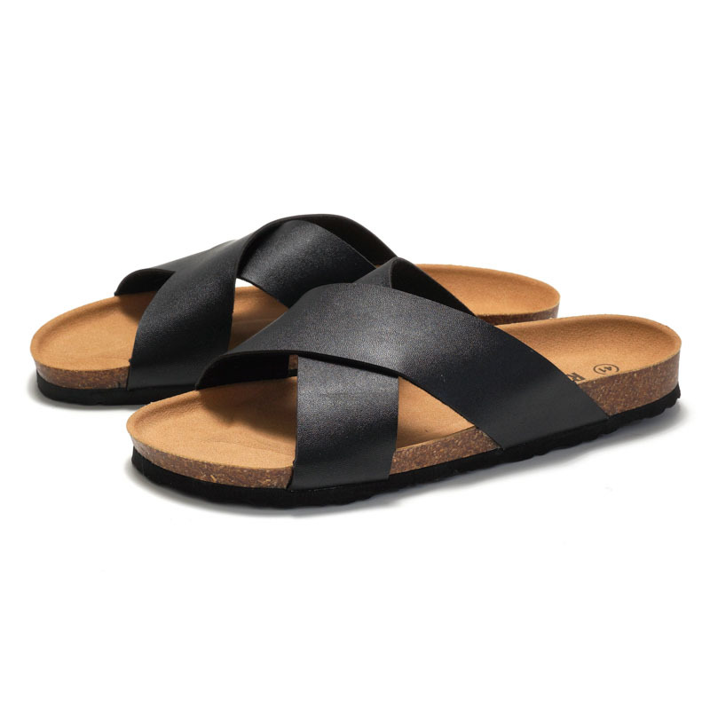 Summer New Men's Cork Slippers foto 2