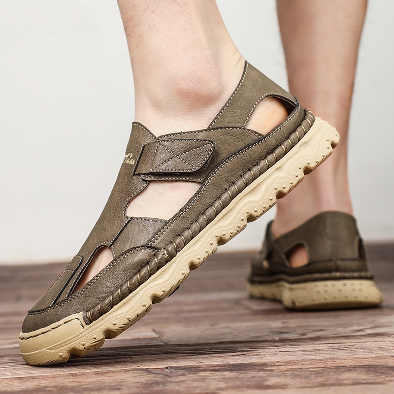 Soft Bottom Sandals Outdoor Sports Two-way Wear Men's Breathable Shoes foto 3