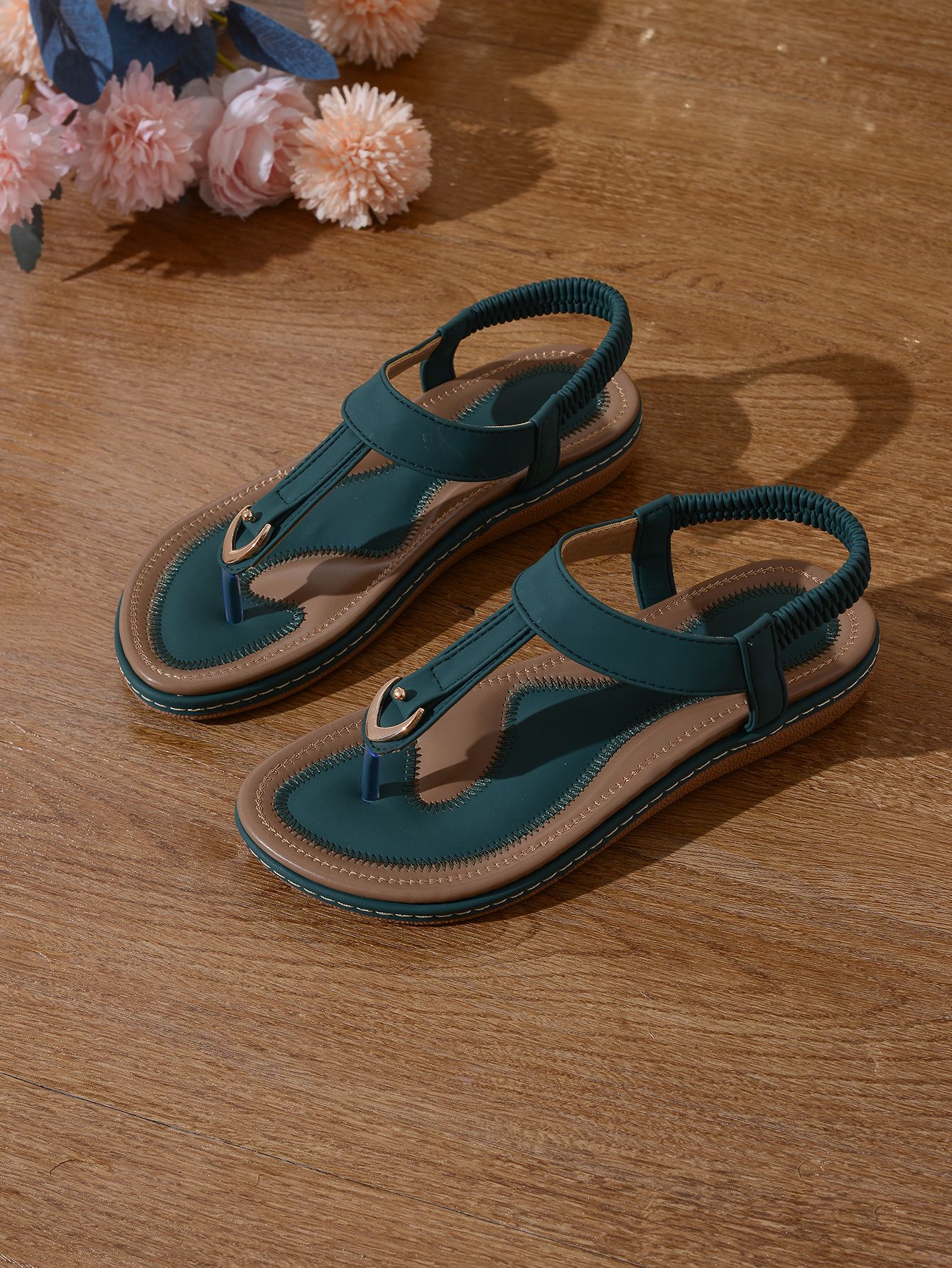 Summer Flip-flops Soft-soled Flat Beach Shoes Soft Soles foto 2