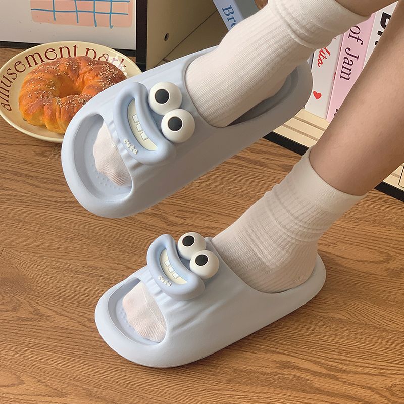 Sausage Mouth Slippers Women's Summer Soft Bottom Couple Household foto 2