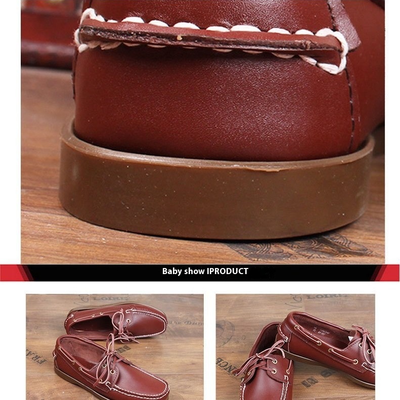 Vintage Skateboard Shoes Lace-up Handmade foto 2