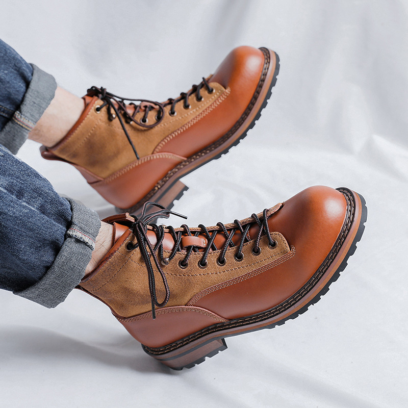 Martin Boots Men's Tooling Platform Leather Boots foto 5