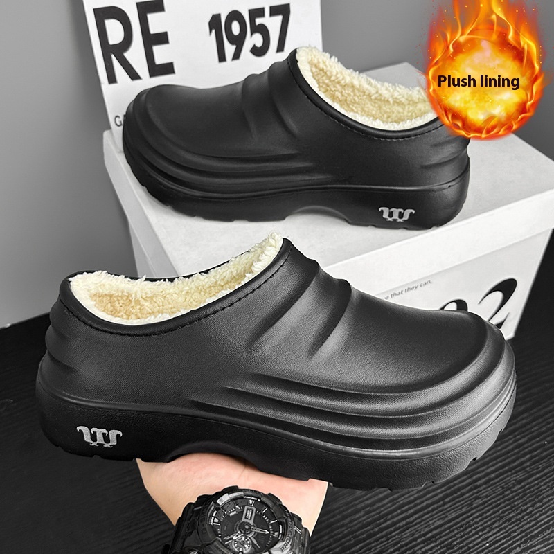 Autumn And Winter Cotton Shoes Fleece-lined Warm foto 4