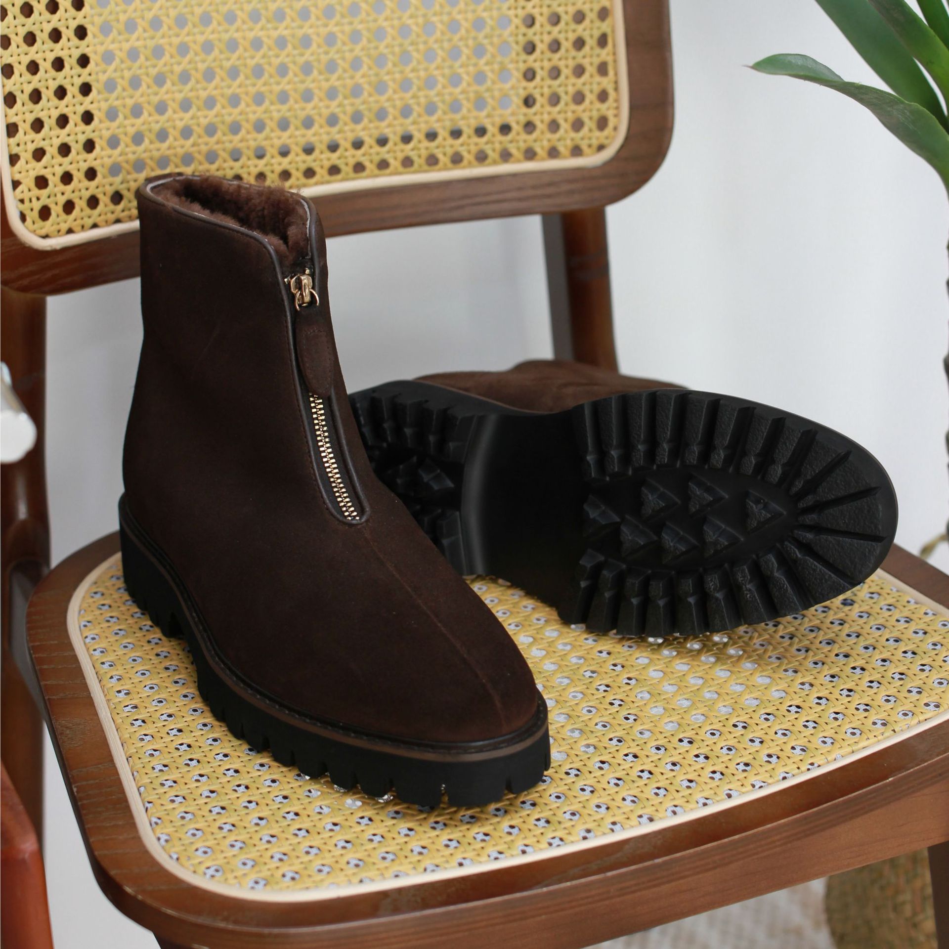 British Thick Height Increasing Snow Boots Platform Boots foto 3
