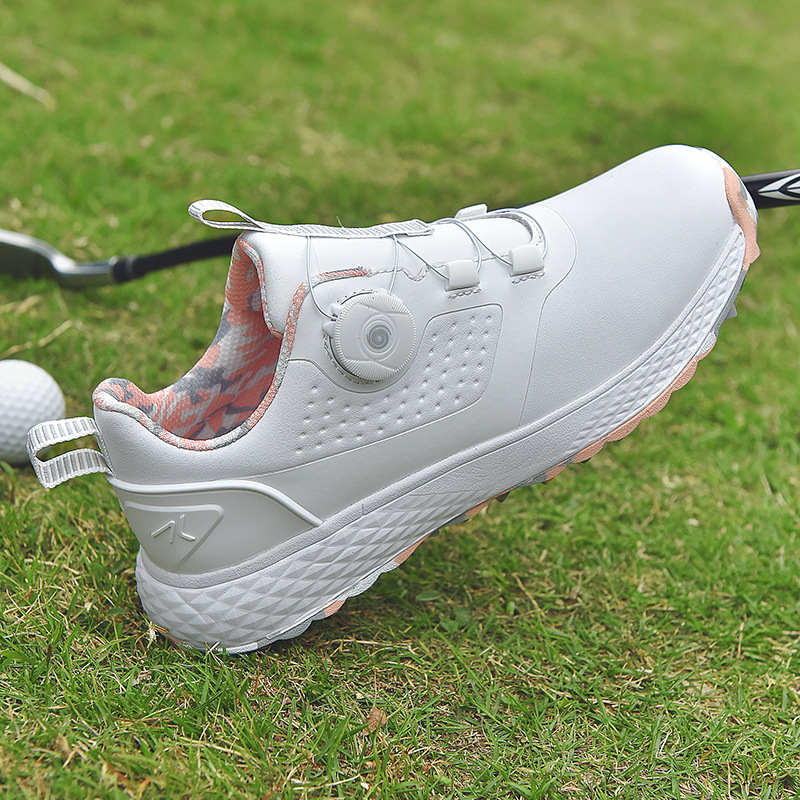 Golf Shoe Couple Waterproof Track Spikes Shoes foto 2