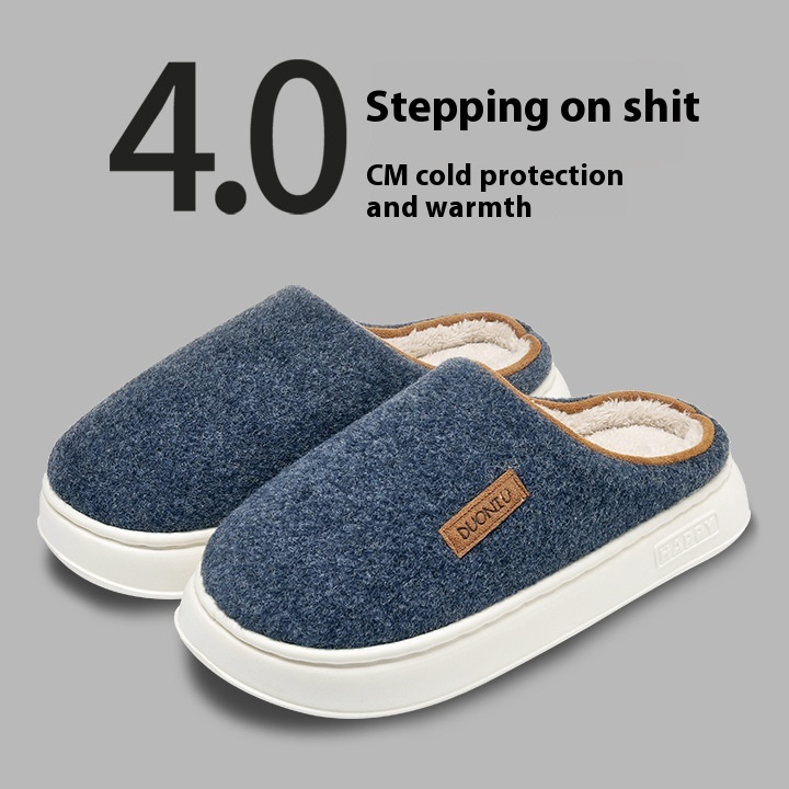 Cotton Slippers Women's Winter Solid Color foto 5