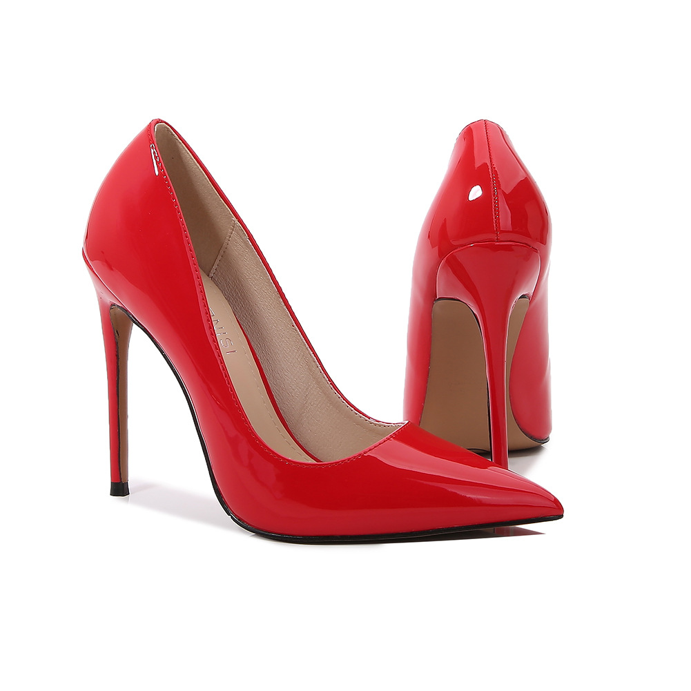 Large Size Pointed Toe 12cm Stiletto Heel High Heels foto 5