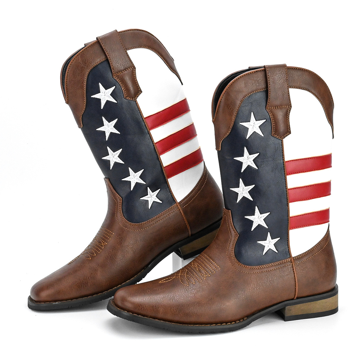 Five-pointed Star Suit Men's Western Cowboy Boot foto 2