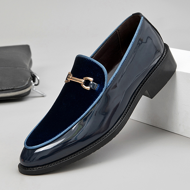 Patent Leather Shiny Shoes Lightweight Trendy Versatile Casual foto 3