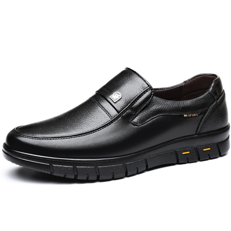 Men's Casual Leather Shoes Soft Bottom