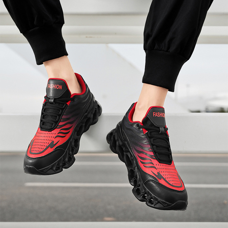 Men's Lace-up Sneakers Thick-soled Daddy Vulcanized Shoes Outdoor Running Sports Casual Shoes foto 5